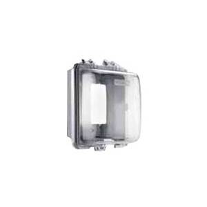 EATON Arrow Hart™ WeatherBox™ Eaton Wiring Devices WIU-2 Weatherproof While-In-Use Cover With (3) Inserts and Self-Closing Lid, 5-3/4 in L x 3-1/4 in D, Polycarbonate 