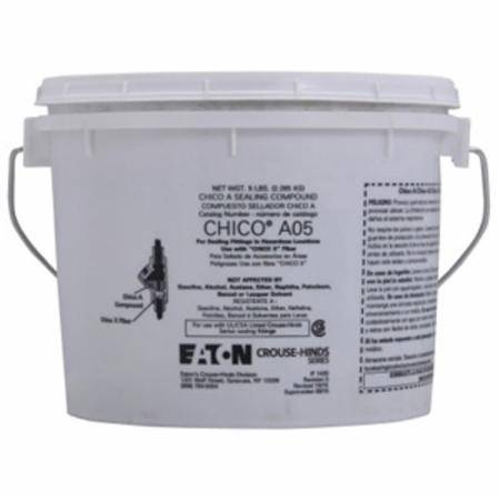 EATON Crouse-Hinds Chico® A CHICO A05 Explosionproof Sealing Compound, 5 lb Can, Light Gray