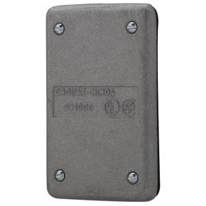 Crouse-Hinds DS100G DS Series Blank Electric Box Cover With Gasket, Sheet Aluminum
