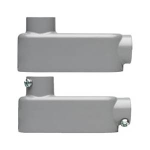 Crouse-Hinds Condulet® LB15 5 Series Type LB Corrosion-Resistant Conduit Outlet Body, 1/2 in Hub, 5 Form, 4.35 cu-in Capacity, Die Cast Copper-Free Aluminum, Epoxy Powder Coated