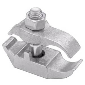 Crouse-Hinds PARC50HD Parallel Conduit Clamp, 1/2 in, For Use With Rigid/IMC Conduit, Malleable Iron, Electro-Galvanized