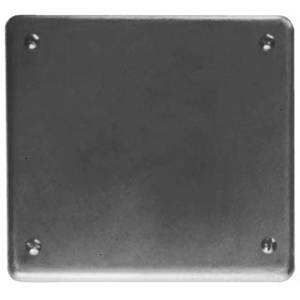 Crouse-Hinds S1002 S Series Blank Cover With Gasket, 4.35 in L x 1/4 in W, Blank Cover, Sheet Steel