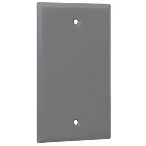 EATON Crouse-Hinds TP7292 Weatherproof Outlet Cover, Blank Cover, Steel