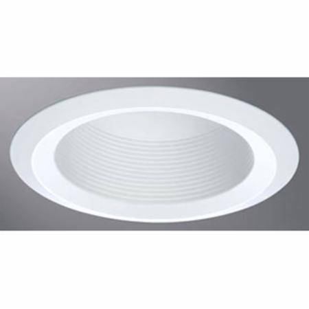 6" Round Aperture, White Trim/Baffle, Eaton 6125WB Recessed Downlight Trim