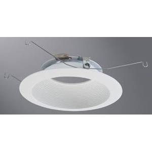 7.3" OD x 1.6" H, 6" Round Aperture, Eaton 693WB HALO® Recessed Downlight Trim