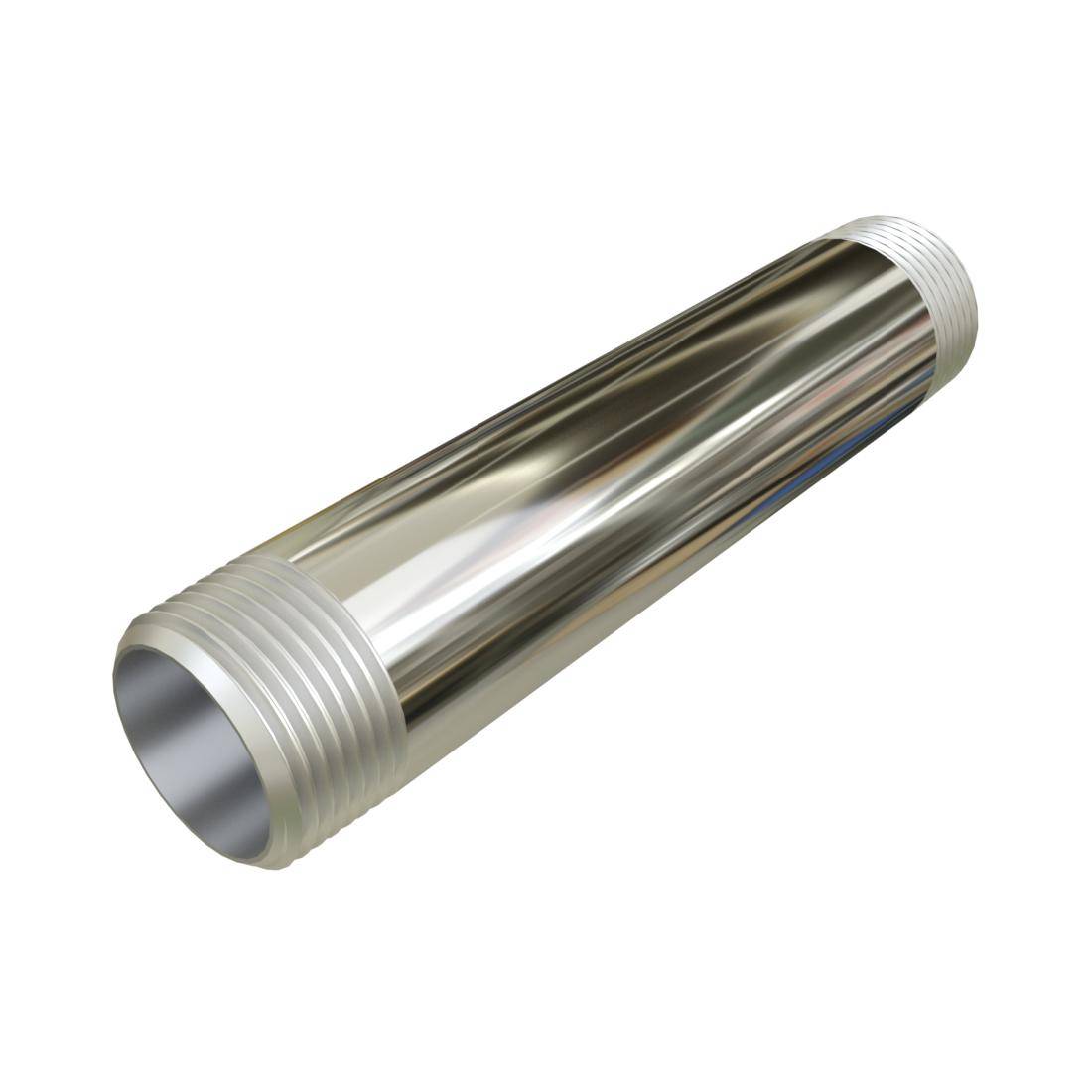 Calbrite™ S420CLCN00 Nipple, 2 in, Stainless Steel, Polished