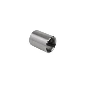 Calbrite™ S61200CP00 Standard Straight Thread NPS Conduit Coupling, 1-1/4 in, For Use With Rigid Conduits, 316 Stainless Steel
