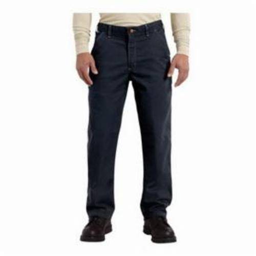 Carhartt® 100791-410-32x30 Loose Original Fit Flame Resistant Pant, Men's, 30 in Waist, 32 in L Inseam, Dark Navy, 88% Cotton/12% Nylon