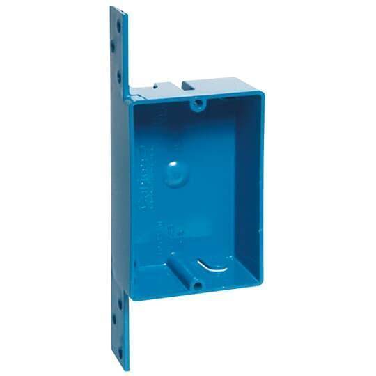 Carlon® B108B-UPC New Work Outlet Box, PVC, 8 cu-in Capacity, 1 Gangs, 3-5/8 in L x 2-3/8 in W x 1-1/4 in D