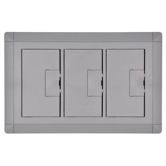 Carlon® E9763S Multi-Gang Non-Metallic Floor Box Cover, 11-1/2 in L x 7.13 in W, Thermoplastic