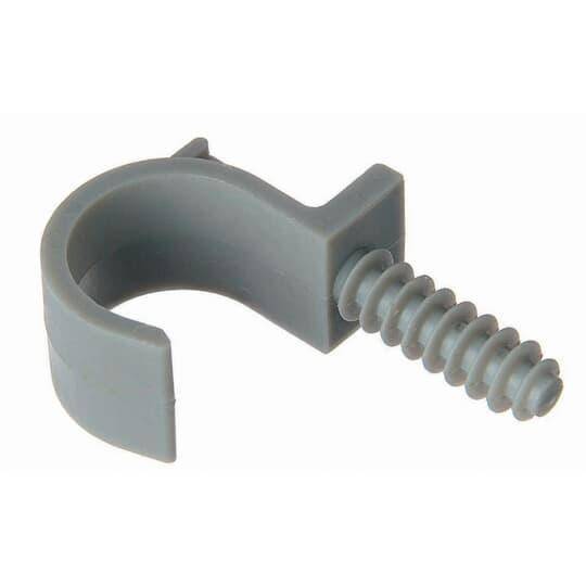 Carlon® E977NDC-CTN 2-Hole Non-Metallic Masonry Conduit Clamp, 1/2 in Conduit, Nylon