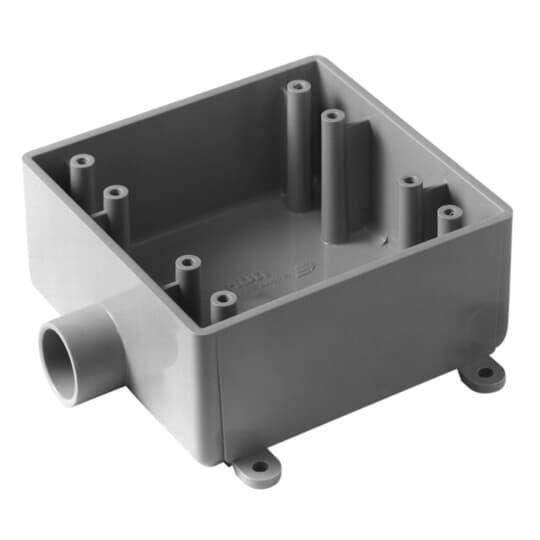 Carlon® CE9802 FS Series Shallow Weatherproof Switch Box, 32 cu-in, 2 Gangs