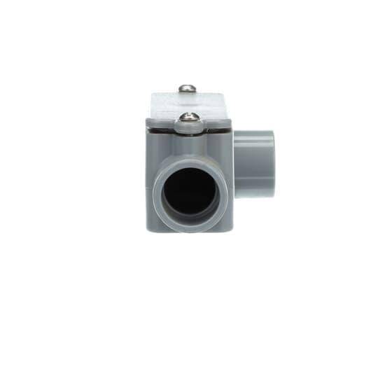 Carlon® E984D-CAR Type LL Conduit Body, 1/2 in Hub, 4 cu-in Capacity, PVC