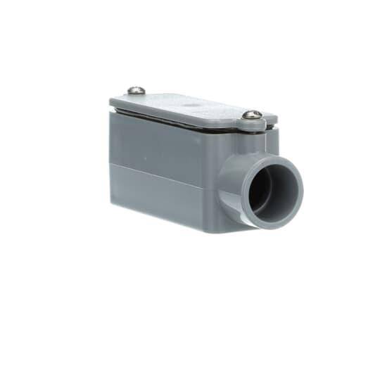 Carlon® E984D-CAR Type LL Conduit Body, 1/2 in Hub, 4 cu-in Capacity, PVC