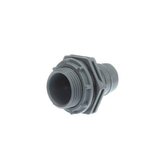 Carlon® LN43EA Straight Conduit Connector, 3/4 in Trade, PVC