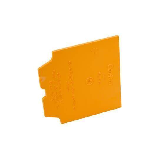 Carlon® SCDIVS 2-Gang Non-Metallic Divider Plate, 2-23/32 in L x 3-25/32 in W, PVC, For Use With Outlet Box