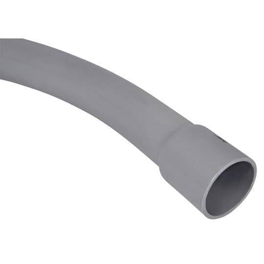 Carlon® UA5AJB SCH 40 Bell End Standard Radius Conduit Elbow, 2 in Trade, 22.5 deg, PVC