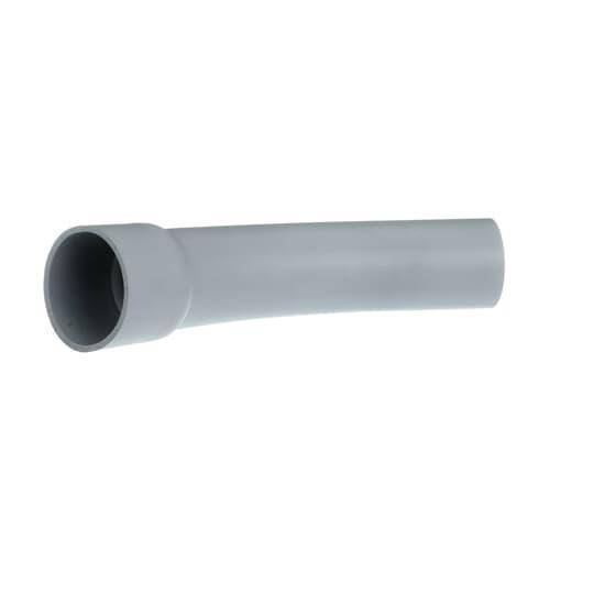 Carlon® UA7ALCB SCH 40 Integral Belled End Standard Radius Conduit Elbow, 3 in Trade, 45 deg, PVC