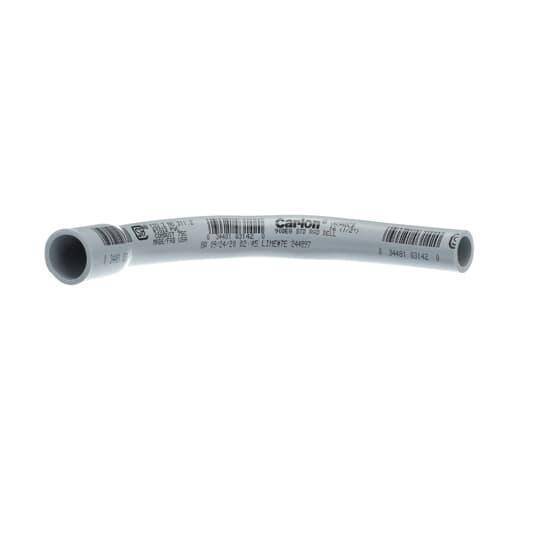 Carlon® UA9ADCB-CTN Belled End Conduit Elbow, 1/2 in Trade, 90 deg, PVC