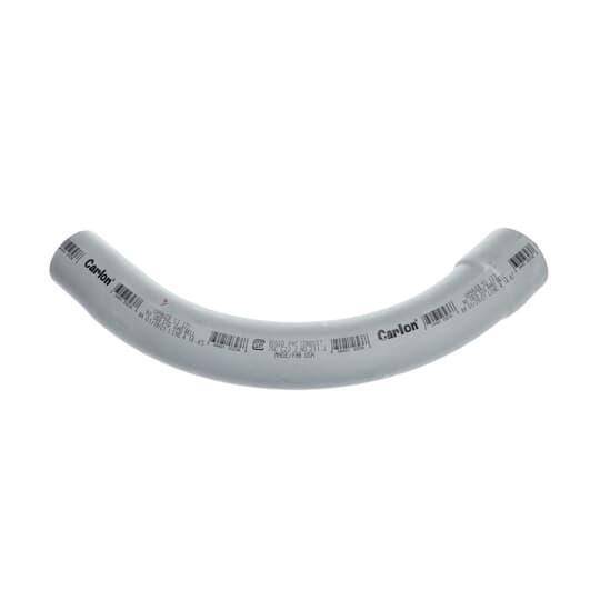 Carlon® UA9AJCB-UPC SCH 40 Bell End Standard Radius Conduit Elbow, 2 in Trade, 90 deg, PVC