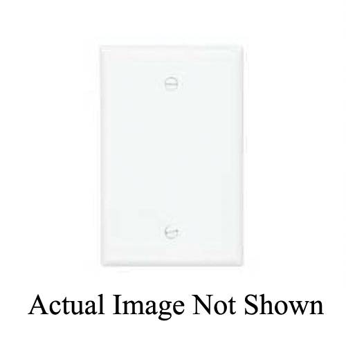 EATON Arrow Hart® PJ23V Mid Size Specification Grade Blank Wall Plate, 2 Gangs, 4.87 in H x 4.94 in W, Polycarbonate, Ivory