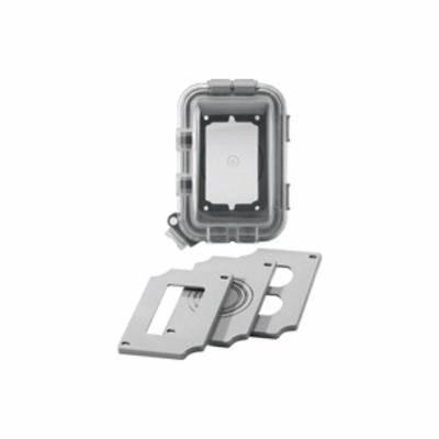 EATON WIU-1 Weatherproof While-In-Use Cover, 4.45 in L x 3-1/4 in D, Polycarbonate