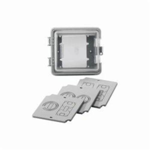 EATON WIU-2W Standard Duty While-In-Use Weather Protective Cover, 3-1/4 in D, Self-Close Cover 