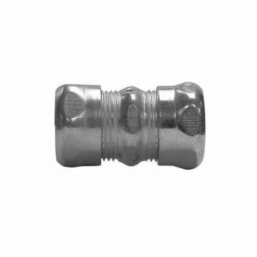 EATON Crouse-Hinds 662 Compression Coupling, 1 in, For Use With EMT Conduit, Steel, Zinc Plated