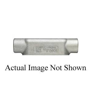 Crouse-Hinds Condulet® C68 Type-C Conduit Outlet Body, 2 in Hub, 8 Form, 88 cu-in Capacity, Feraloy Iron Alloy, Electro-Galvanized/Aluminum Acrylic Painted