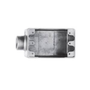 EATON Crouse-Hinds Condulet® FS2 SA Shallow Device Box With Mounting Lug And Ground Screw, 3/4 in Trade, 1 Gang, Sand Copper-Free Aluminum, Natural
