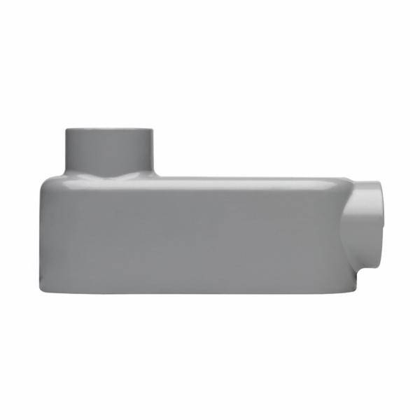 Crouse-Hinds Condulet® LB15 5 Series Type LB Corrosion-Resistant Conduit Outlet Body, 1/2 in Hub, 5 Form, 4.35 cu-in Capacity, Die Cast Copper-Free Aluminum, Epoxy Powder Coated