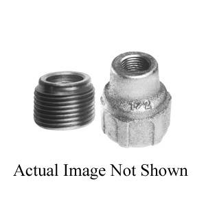 Crouse-Hinds RE109 Conduit Reducer, 4 x 3-1/2 in NPT, For Use With Rigid/IMC Threaded Conduit System, Feraloy Iron Alloy, Electro-Galvanized/Aluminum Acrylic Painted