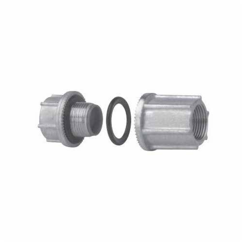 EATON Crouse-Hinds Myers™ Scru-Tite® ST 2 Basic Vibration Proof Threaded Conduit Hub, 3/4 in, For Use With Rigid/IMC Conduit, Zinc, Polished Nickel/Polished Chrome