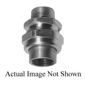 EATON Crouse-Hinds UNF205 Dust-Ignitionproof FNPT Conduit Union, 3/4 in, Steel, Electro-Galvanized