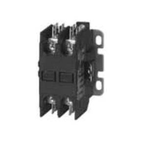 EATON C25BNB220A Compact Definite Purpose Contactor With Metal Mounting Plate, 110/120 VAC V Coil, 20/30 A, 2 Poles
