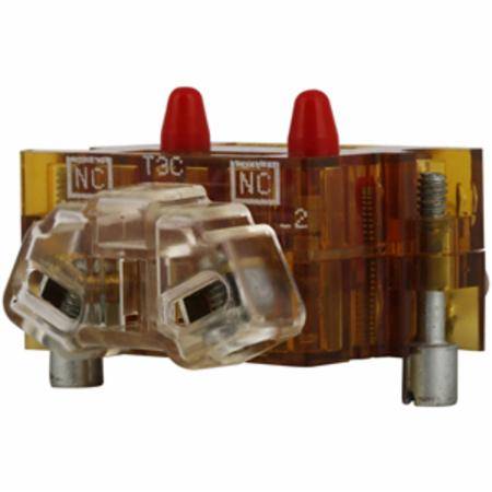 EATON 10250T3 Heavy Duty Contact Block, 30.5 mm, 2NC Contact