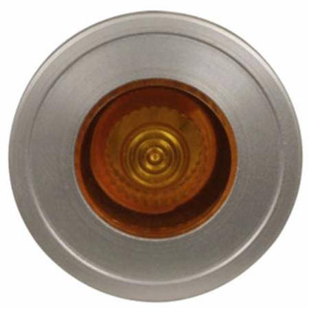 EATON 10250TC60 Heavy Duty Side-Lighted Ring Watertight/Oiltight Operator Lens, 30.5 mm, NEMA 3/3R/4/4X/12/13 NEMA Rating, Blank Legend, Anodized Aluminum
