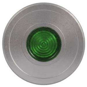 EATON 10250TC66 Blank Heavy Duty Oiltight/Watertight Operator Lens, 1.6 in L x 1.6 in W x 0.5 in H, NEMA 1/2/3/3R/4/4X/12/13/IP65, Round, Aluminum
