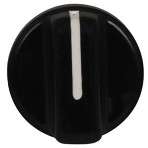EATON 10250TKB Blank Heavy Duty Oiltight/Watertight Operator Knob, 30.5 mm, NEMA 1/2/3/3R/4/4X/12/13/IP65 NEMA Rating, Round Shape, Plastic