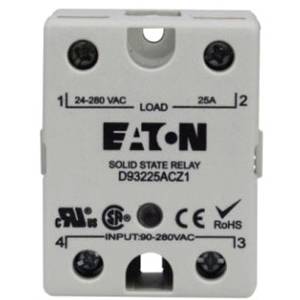EATON D93312AMD2 D93 Series Hockey Puck MOSFET Switch Solid State Relay, 12 A, 1NO-SPST Contact