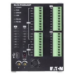EATON ELC2-PB14NNDR Type ELC2 Base Programmable Logic Controller, 24 VDC, 5 mA, 8-Digital Inputs, 6-Relay Outputs
