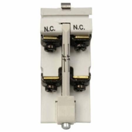 EATON J02 Type J Auxiliary Contact, 2NC Contacts, Silver Cadmium Alloy