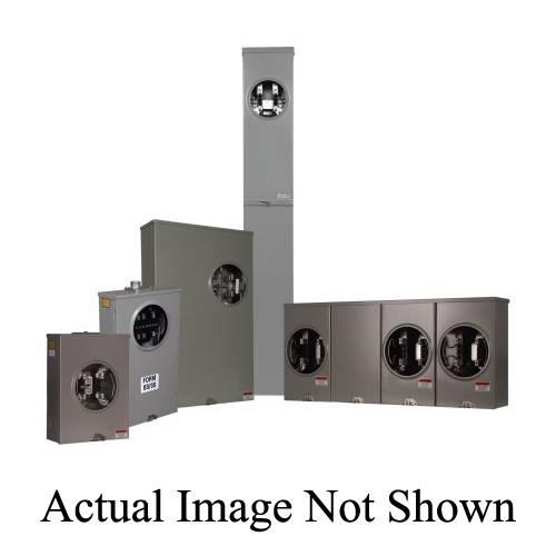 EATON 1006388E 3-Wire Unmetered Meter Socket, 600 VAC, 200 A, 1 Phase