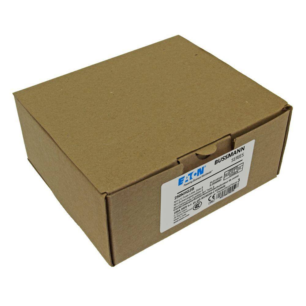 EATON 250NHG2B Bussmann Series Fuse, 500 V, 250 A