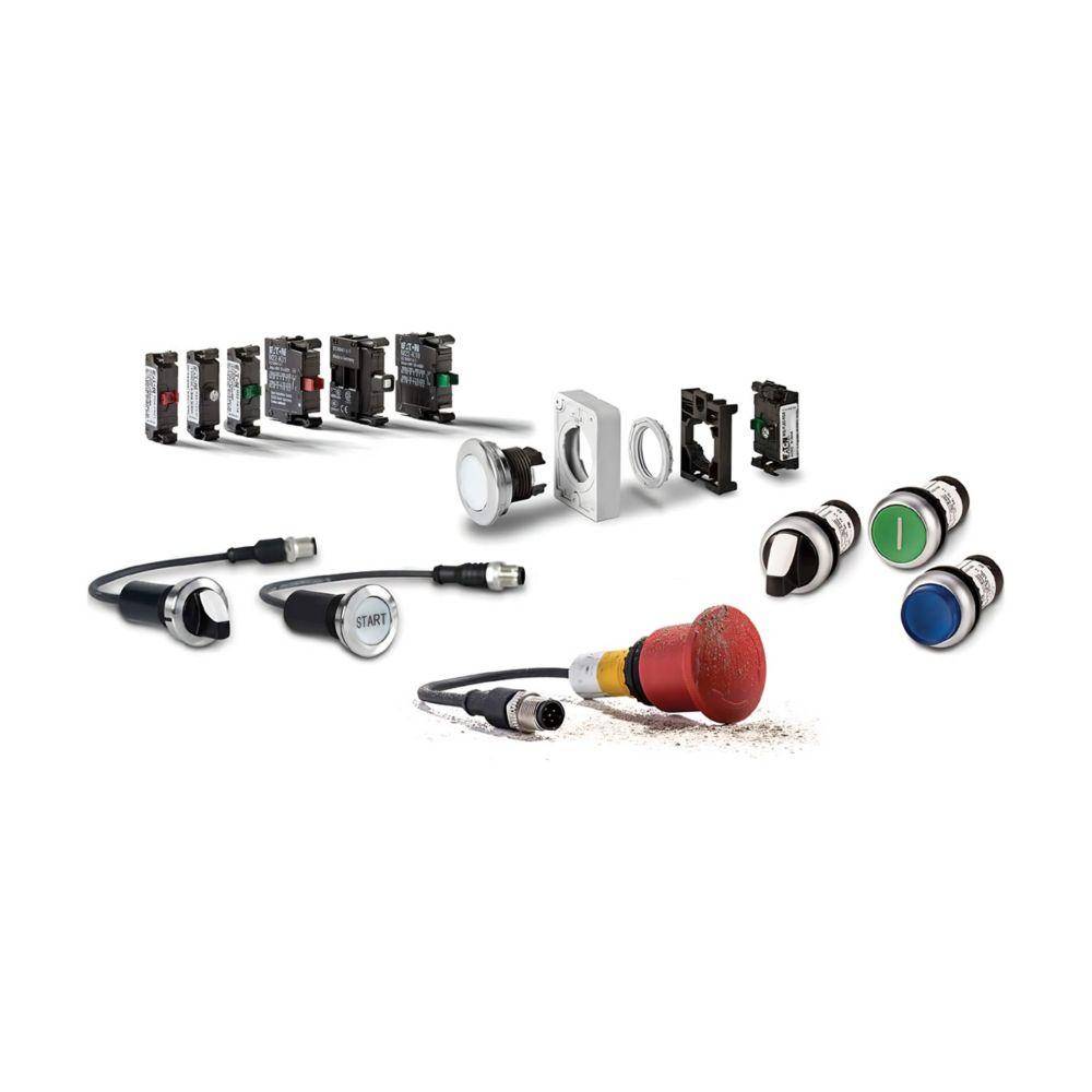EATON m22s-t-a-w M22 Modular Pushbotton, 22.5 mm