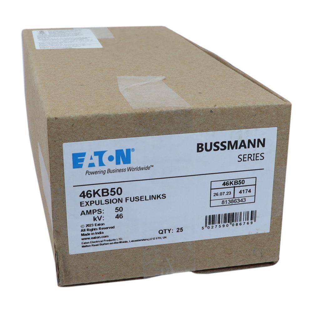 EATON 46KB50 Medium Voltage Expulsion Fuse, 46 kV, 50 A