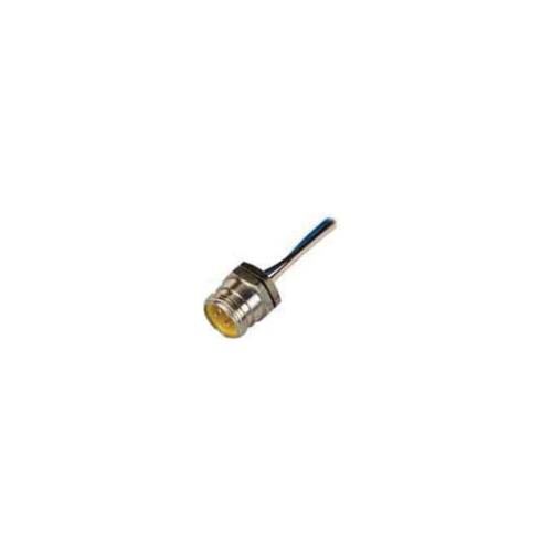 EATON CSMS4A4CMR16.5 Global Plus 4-Wire Standard Single End Connector Cable, 7/8-16 UN-2B 4-Pin Mini-Style Straight Male Connector, 5 m L Cable