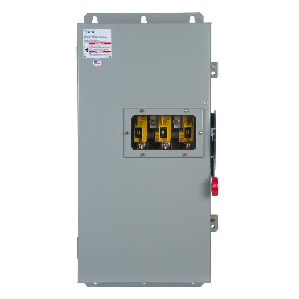 EATON DH314UDKW Non Fusible Switch, 1000 V, 200 A, 3 Poles