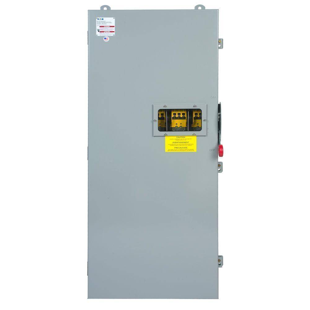 EATON DH315UDKW Non Fusible Switch, 1000 V, 400 A, 3 Poles