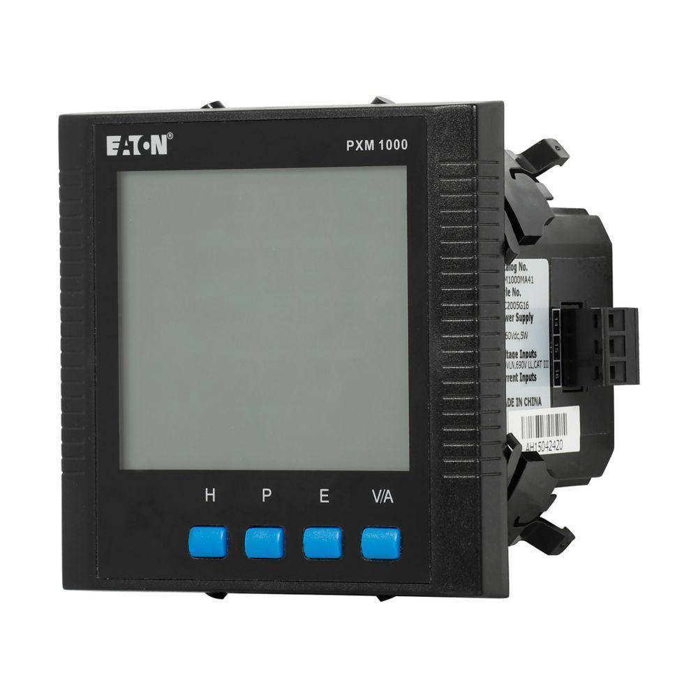 EATON PXM1000MB13 PXM1000 Multi-Function Power Xpert Meter, 100 to 415 VAC, 100 to 300 VDC, 333 mV, LCD Display, Modbus RTU/DNP3.0 Protocol Communication